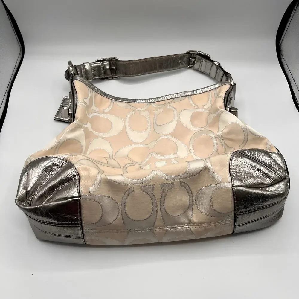 COACH Y2K Signature Jacquard Hobo Shoulder Bag